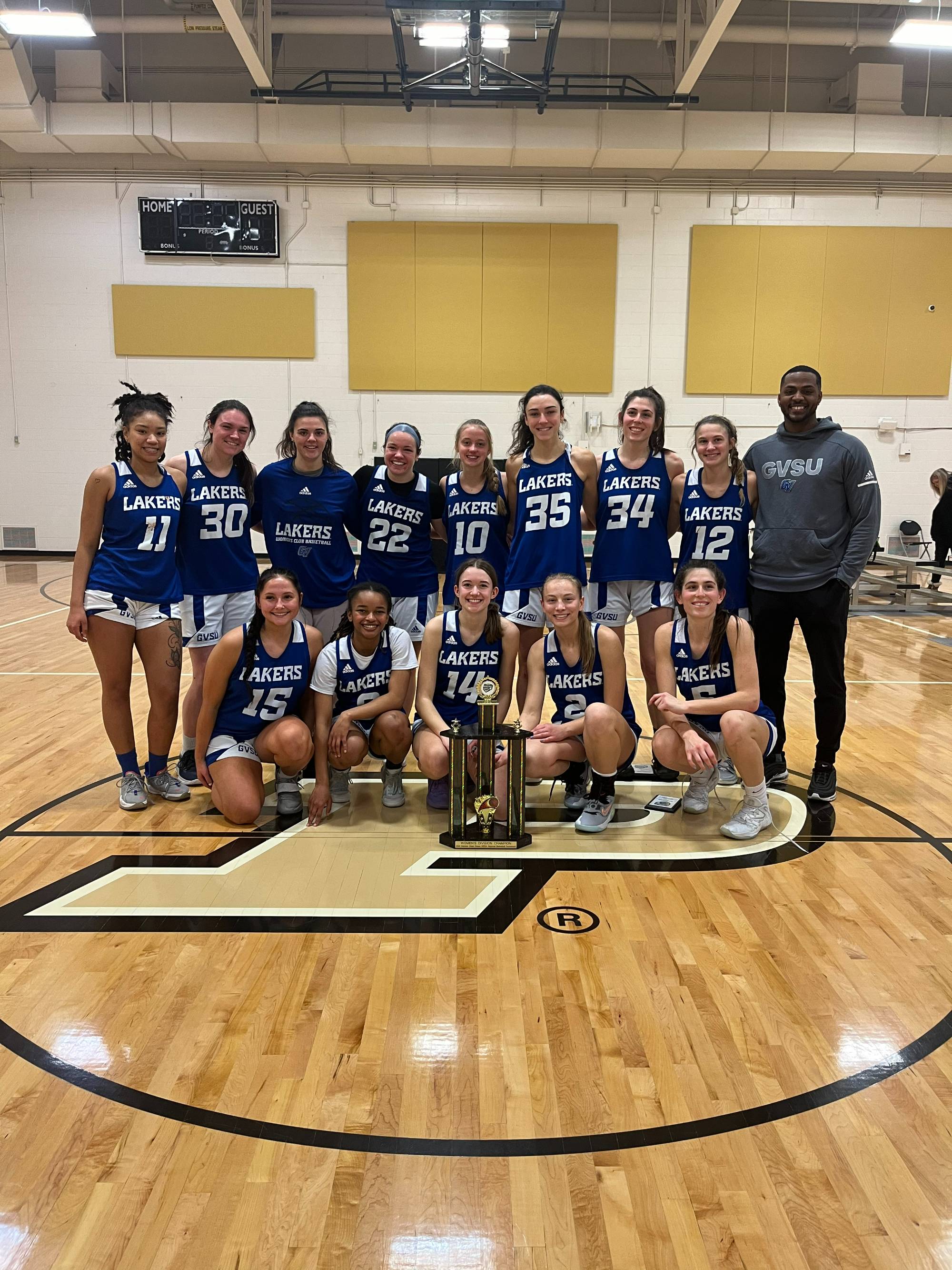 Women's Basketball Team on the court